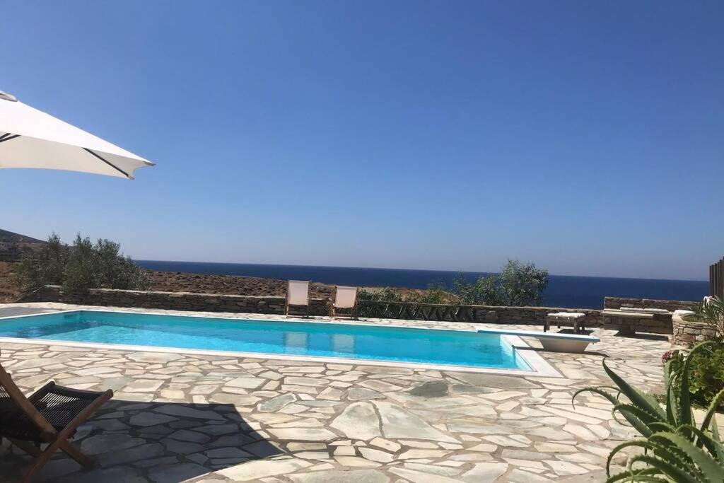 Sunset Villa With Swimming Pool At Tzia Ligia  Luaran gambar
